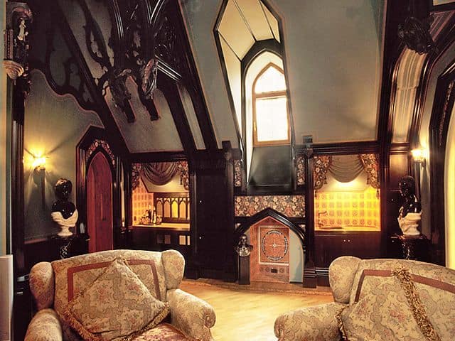 elegant gothic living room