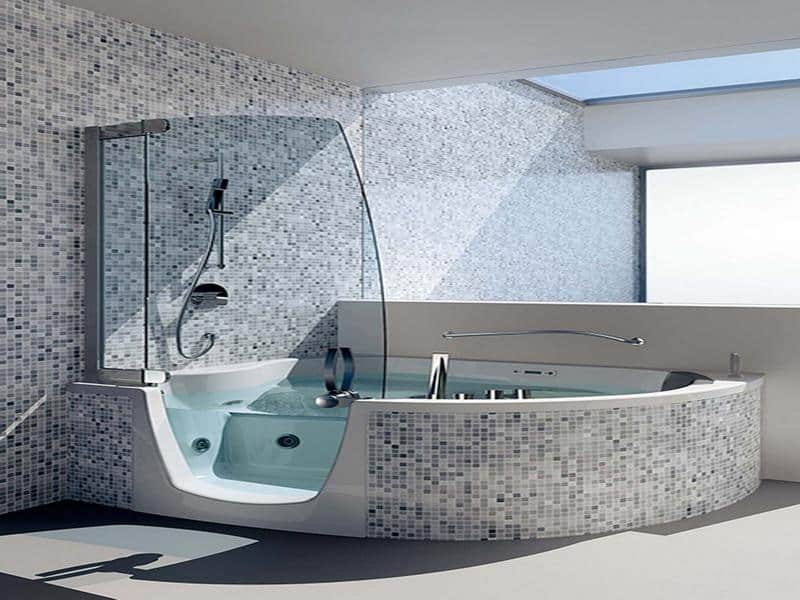 Bathroom decorating ideas: high tech bathroom