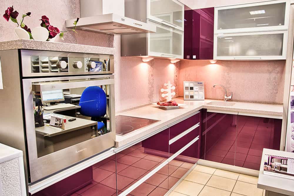  Interior  design trends 2019 Purple kitchen 