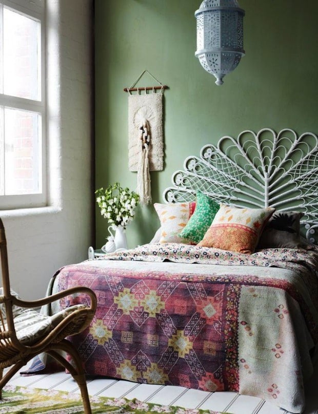  Interior  design  trends 2019 Boho  bedroom