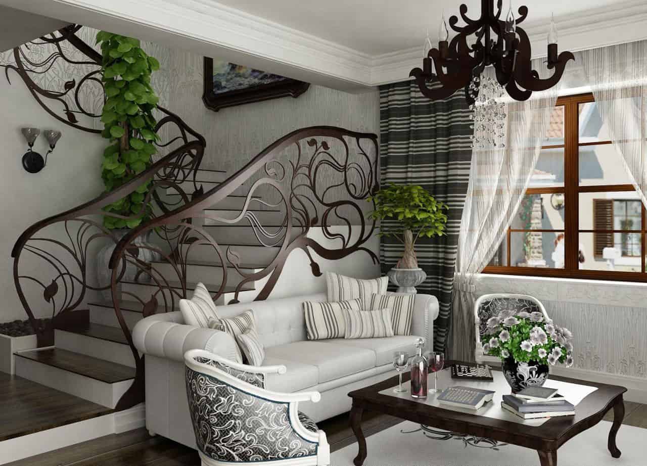  Interior  design  trends 2019 Modern living  room