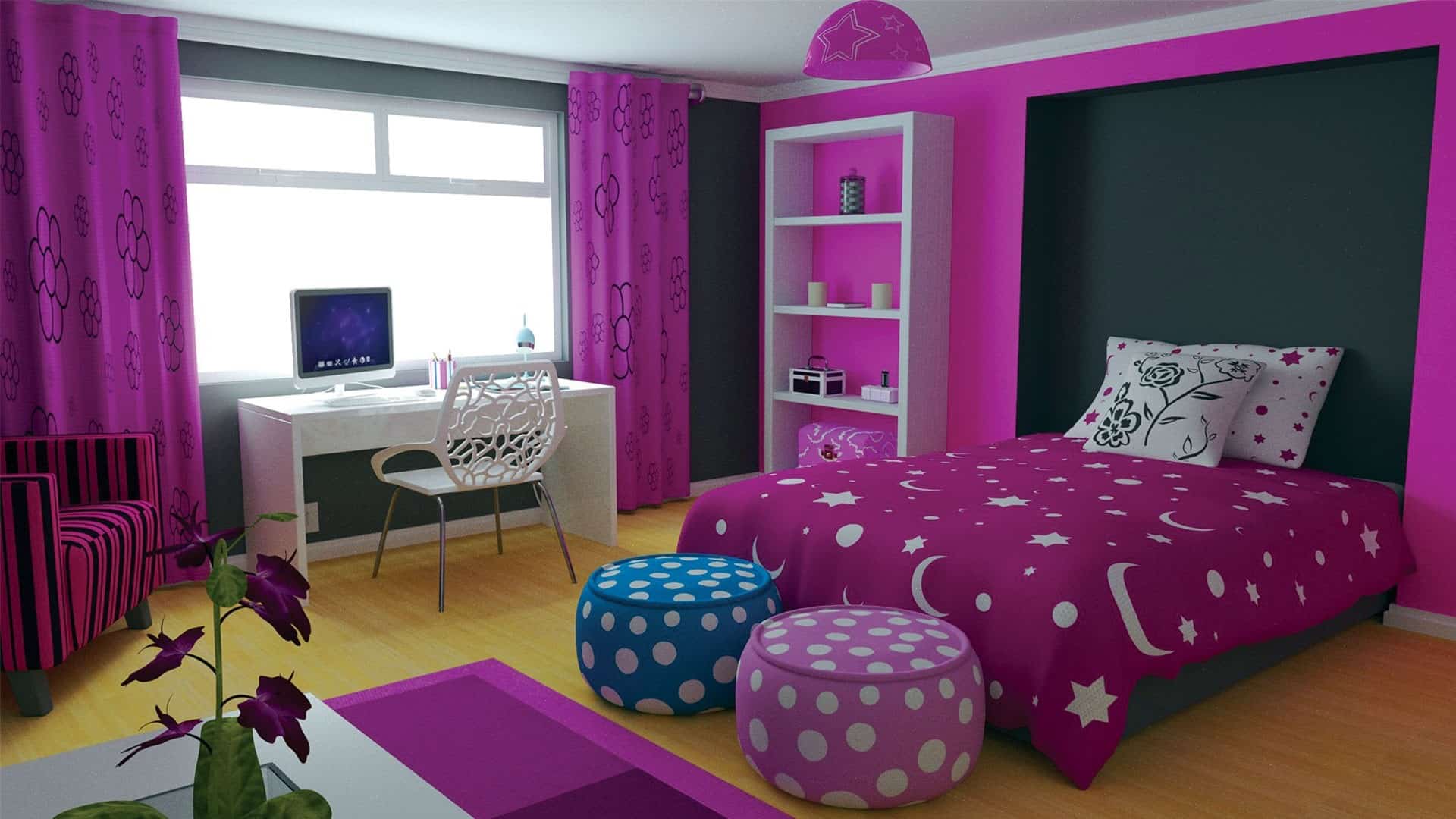 Home Decor Trends 2017 Purple Teen Room