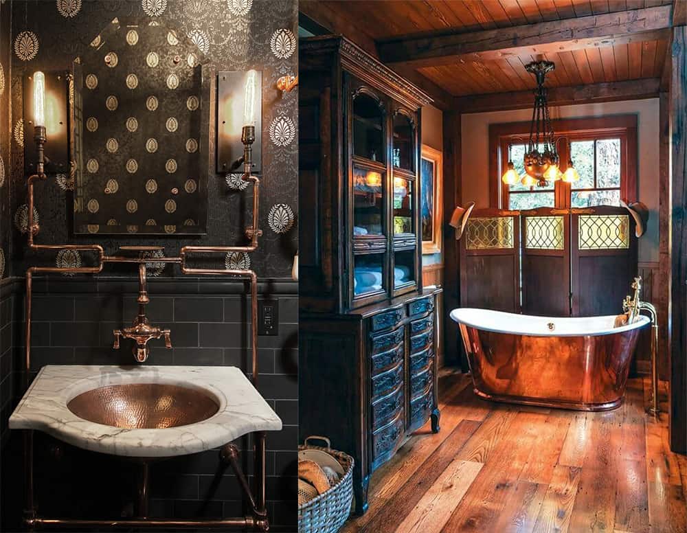 Bathroom designs 2018: Steampunk bathroom decor ideas