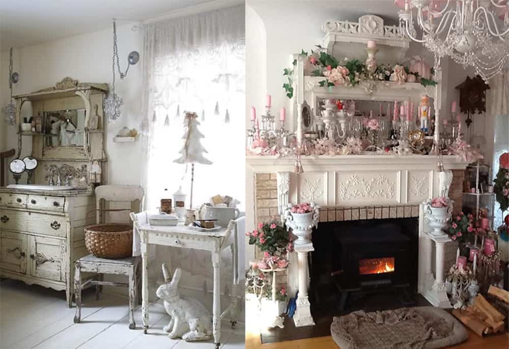 Interior decorating  ideas Shabby chic interior design 